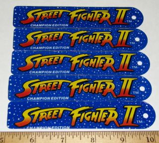 Street Fighter II Pinball Machine Keytags Promos