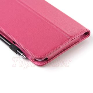 PU Leather Folio Case Cover for Google Asus Nexus 7 Tablet with Free