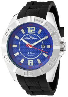 Lucien Piccard Watch A2216BU Mens A Diver Blue Carbon Fiber Dial