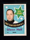 1969 70 O PEE CHEE #211 GLENN HALL ALL STAR EX MT A9600