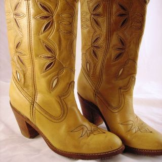 Vintage Dingo Cowboy Boots Nice Size 7 1 2