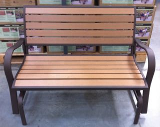 CLEARANCE 2011 Lifetime Outdoor Glider Bench Combo