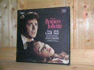 Gounod Romeo Et Juliette Lombard Corelli Freni EMI HMV San Can 235 7