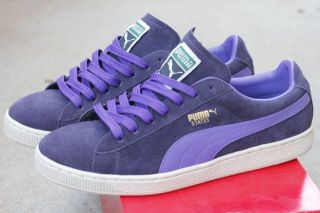Puma Clyde States x Size Collab Purple Suede RARE US 11 Shoe Vintage