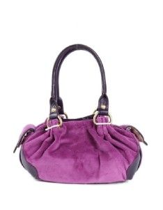 Juicy Couture Purple Glouster Logo Satchel YHRUS532
