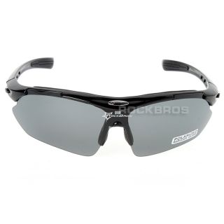   Polarized Cycling Glasses Sunglasses Goggles Sports Glasses BLACK
