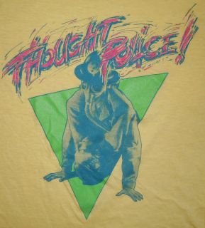 RARE Vintage 1980s 80s 1984 George Orwell Thought Police Punk Rock T