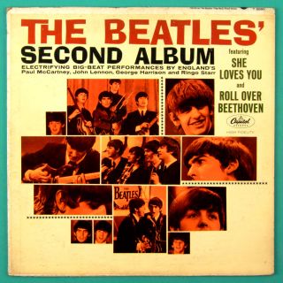 LP The Beatles Second Album 64 Capitol Rainbow Mono USA