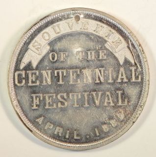 1789 1889 President George Washington Centennial Festival Souvenir