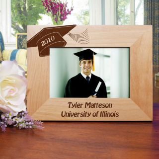 Personalized Engraved Graduation Cap Picture Frame