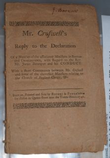 George Whitefield Great Awakening Collection 1740 1745