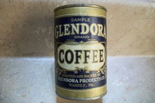Vintage Glendora Brand Coffee Collectable Tin