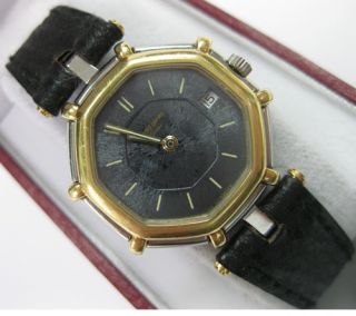 Gerald Genta Geneve Quartz 18K Stainless Steel Watch