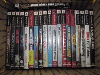 Sony PlayStation 2 Lot of 20 Used Games
