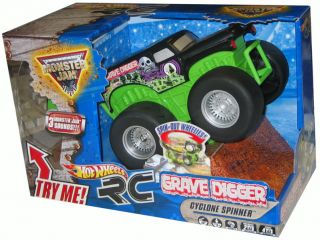 Grave Digger Cyclone Spinner Remote Control R C Car