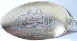  Sterling Silver Souvenir Spoon Glenwood Springs CO The Colorado Hotel