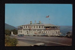 1950s Grand View SHIP Hotel on Route 30 Old Cars Grand View PA Bedford