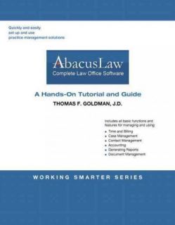  Complete Law Office Software Thomas F Goldman Paperback New