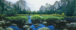 Stephen Lyman Ahwahnhee Grassy Valley Masterwork™ Giclee Canvas