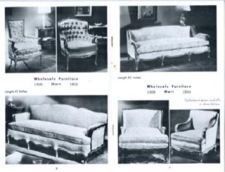 1956 Wholesale Furniture Mart Catalog Detroit Michigan
