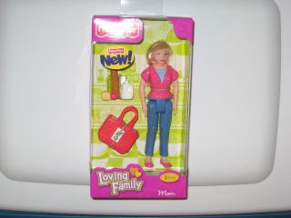 Fisher Price Loving Family doll house figure ~ mom with her groceries