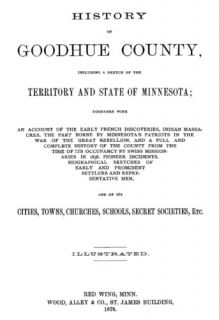 1878 Genealogy History of Goodhue County Minnesota MN