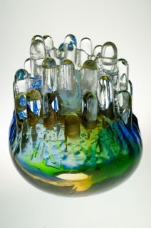 Absolutely Stunning Rare 1960s Ann Goran Warff Kosta Boda Glass Polar