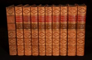 1854 10VOL Poetical Works of Lord Byron with Don Juan and Handwritten