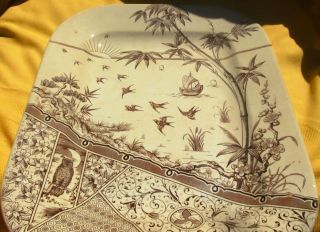 Antique 1881 Gildea and Walker Melbourne Platter