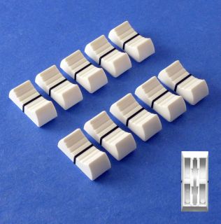 Penny and Giles Fit Mixer Slider Fader Knobs White x 10