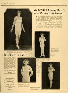 1925 Ad H w Gossard Garments Corsets Slim Underwear 100 E Ohio St