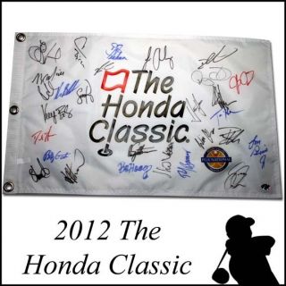  McIlroy Field Signed 2012 The Honda Classic Golf Pin Flag PGA National