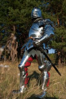 New Gothic Combat Armor Suit SCA LARP Medieval Gen II