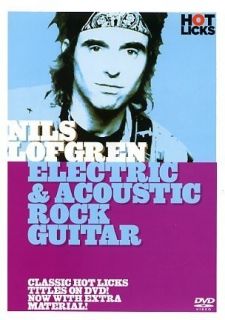Nils Lofgren Electric Acoustic Guitar Hot Licks Lick Library DVD