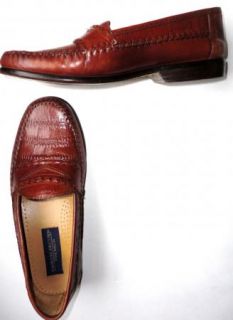 Giorgio Brutini Premier Designer Brown Loafers Mens Shoes Size 7