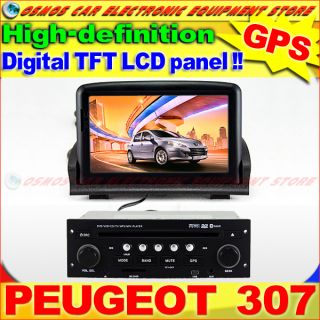 Peugeot 307 Car DVD Player GPS Navigation in Dash Stereo Radio System
