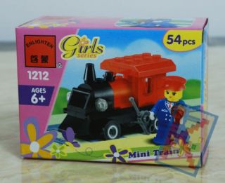 Features of EN1212 Enlighten BUILDING SET Block Girl Series Mini Train