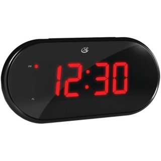 GPX C232B Dual Alarm Digital Am FM Clock Radio
