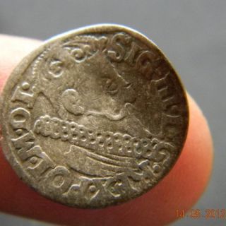 Poland Lithuania Silver 3 Grosz Sigismund III Vaza 1622