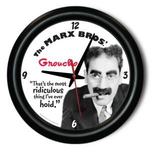 Groucho Marx 12 Wall Clock The Marx Bros Brothers