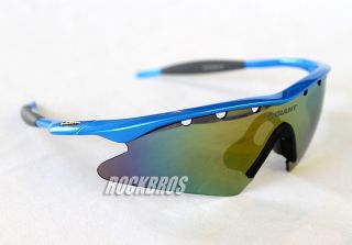  Professional Cycling Glasses Sports Glasses Sunglasses Blue