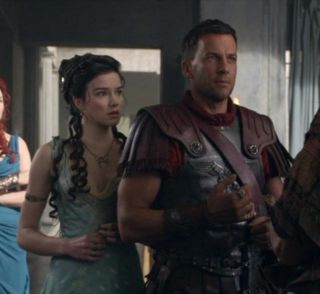 Spartacus Seppia Hanna Mangan Lawrence Roman Gown Hair Accessories EP