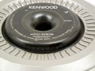 Kenwood Subwoofer KFC WS12 12 inch Car Sub 4 Ohm Single Voice Coil No