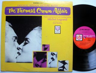 Thomas Crown Affair Soundtrack LP Michel Legrand Noel Harrison