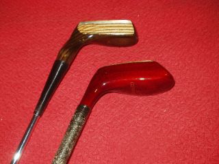 Two Wooden Head Putters The Glenmorangie A Generic Offset
