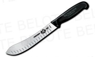 Victorinox 8 Butcher Knife Granton Edge Black 40533