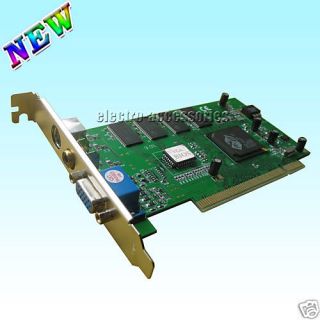 New ATI Rage Lt Pro 8MB PCI Graphic Video Card TV VGA