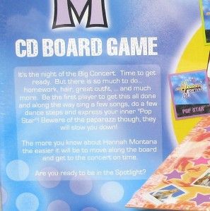 New Original Hannah Montana CD Board Game Case Disney