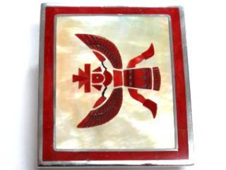 Harlan Coonsis Coral Knifewing Buckle New Mexico Colors