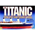 TITANIC BOOK AND SUBMERSIBLE MODEL, HUGHES AND SANTINI, RARE NEW